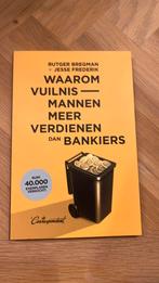 Waarom vuilnismannen meer verdienen dan bankiers, Boeken, Ophalen of Verzenden, Zo goed als nieuw, Rutger Bregman; Jesse Frederik