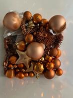Kerstballen/ versiering brons, Diversen, Ophalen of Verzenden, Zo goed als nieuw