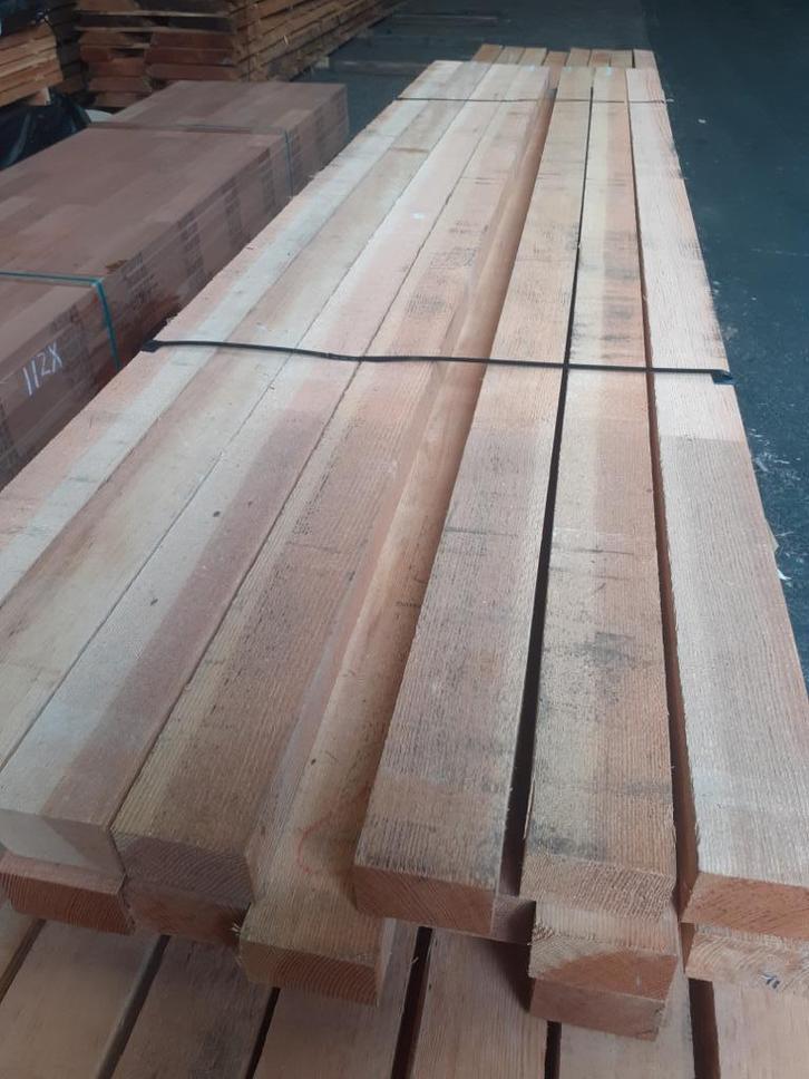 Oregon Pine in 36 kopmaten en diverse lengtematen, Tuin en Terras, Palen, Balken en Planken, Nieuw, 250 cm of meer, Ophalen of Verzenden