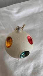 Oude vintage kerstbal besuikerd, Diversen, Kerst, Ophalen of Verzenden, Zo goed als nieuw