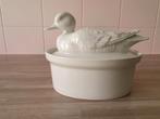 Vintage Apilco terrine eend, zgan.., Ophalen of Verzenden