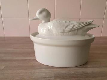 Vintage Apilco terrine eend, zgan.. beschikbaar voor biedingen