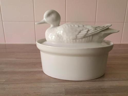 Vintage Apilco terrine eend, zgan.., Antiek en Kunst, Antiek | Schalen, Ophalen of Verzenden