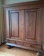 Eiken Broodkast, Ophalen, Met plank(en), 150 tot 200 cm, Eikenhout