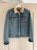 Levi Jacket met witte sherpa, maat M., Ophalen of Verzenden, Zo goed als nieuw, Wit
