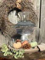 Decoratie Stolp met Plateau, Doekje & Woonketting, Ophalen of Verzenden, Gebruikt, Overige kleuren, Glas