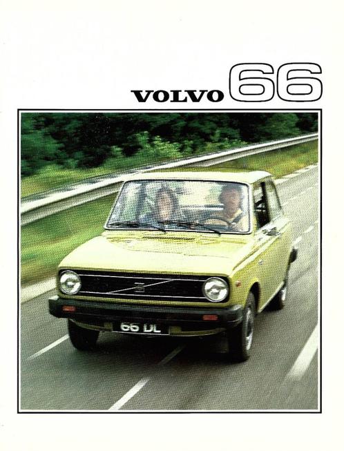Folder Volvo 66 1975, Boeken, Auto's | Folders en Tijdschriften, Gelezen, Volvo, Ophalen of Verzenden