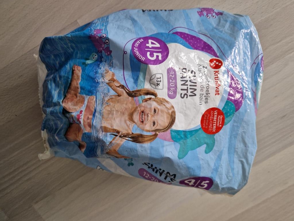 Zwemluiers kruidvat mt 4/5, Jongetje of Meisje, One size, Nieuw, Ophalen of Verzenden