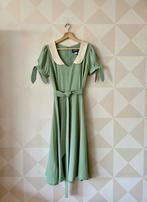 Collectif Mirella Plain Swing Dress jurk groen S/36 NIEUW, Collectif, Nieuw, Ophalen of Verzenden, Knielengte