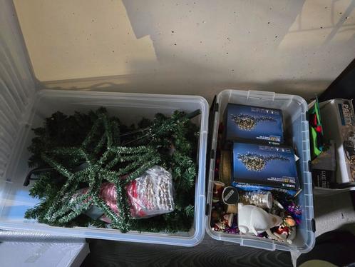 Kerstartikelen inclusief kerstboom 150 cm, Doe-het-zelf en Verbouw, IJzerwaren en Bevestigingsmiddelen, Gebruikt, Overige typen