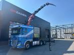DAF XF 440 6x2 + Palfinger PK 53002-SH + Fly Jib, Winch Euro, 435 pk, Euro 6, Blauw, Origineel Nederlands