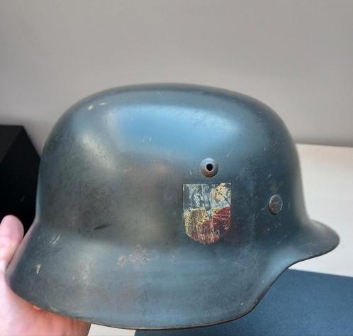 M35 LW DD NS64, Verzamelen, Militaria | Tweede Wereldoorlog, Landmacht, Helm of Baret, Duitsland, Ophalen of Verzenden