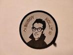 Buddy Holly rock n Roll vintage logo patch kleding embleem, Ophalen of Verzenden, Zo goed als nieuw, Kleding