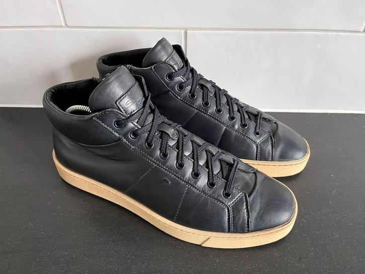 Santoni sneakers maat 9 / 43, Kleding | Heren, Schoenen, Zo goed als nieuw, Sneakers of Gympen, Blauw, Ophalen of Verzenden