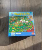 Legpuzzel Goliath/That’s life Markt 1000 stukjes als nieuw, Ophalen of Verzenden, 500 t/m 1500 stukjes, Zo goed als nieuw, Legpuzzel