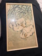 Vintage Japanse Schilderij van Eenden, Antiek en Kunst, Ophalen of Verzenden