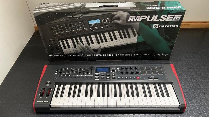 Novation Impulse 49 MIDI keyboard/controller, Muziek en Instrumenten, Midi-apparatuur, Zo goed als nieuw, Ophalen