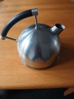 Te koop rvs zilverkleurig water(fluit)ketel van Fissler., Ophalen, Gebruikt, Rvs, Overige typen