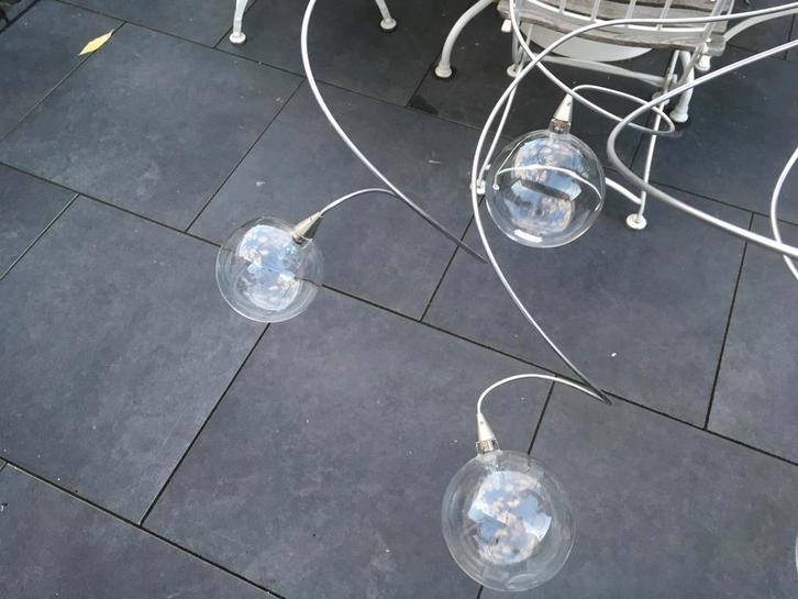 Design Bublé Lamp - Italiaans - 12 Bollen, Huis en Inrichting, Lampen | Hanglampen, Zo goed als nieuw, 50 tot 75 cm, Glas, Ophalen of Verzenden