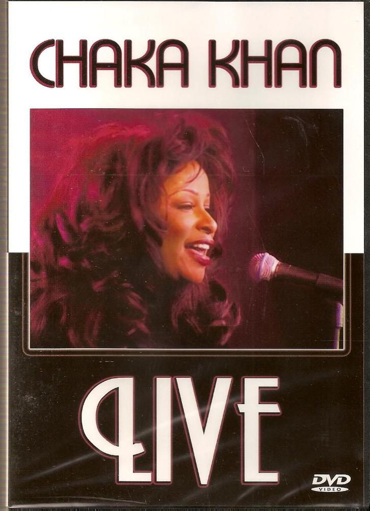 Chaka Khan - Live, Cd's en Dvd's, Dvd's | Muziek en Concerten, Nieuw in verpakking, Muziek en Concerten, Alle leeftijden, Ophalen of Verzenden