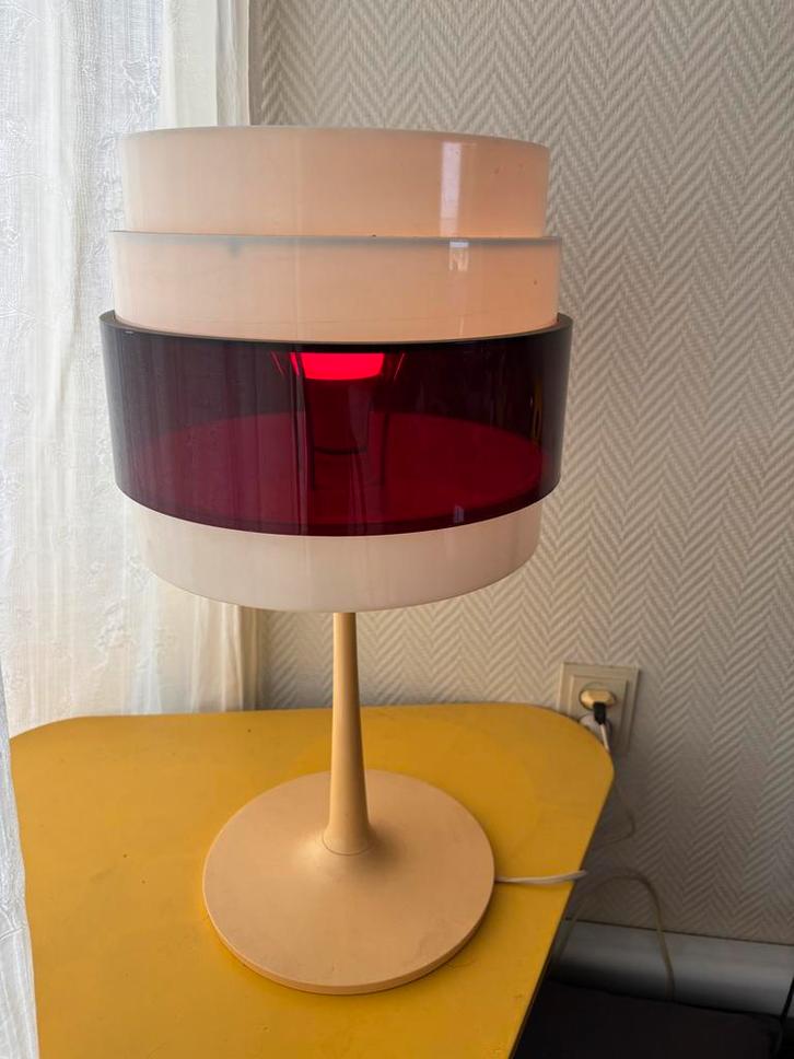 Ikea Tafellamp 'Energie' - Retro Design, Huis en Inrichting, Lampen | Hanglampen, Gebruikt, Minder dan 50 cm, Kunststof, Ophalen