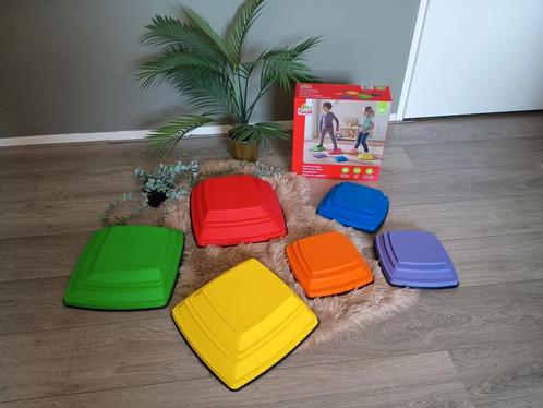 Rivier stenen / Stapstenen / Balans stenen montesorie, Kinderen en Baby's, Speelgoed | Educatief en Creatief, Zo goed als nieuw