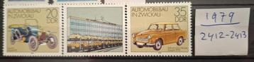 Postzegel DDR 1979 2412-2413 Trabant Zwickau - postfris beschikbaar voor biedingen
