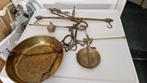 antieke koperen hangweegschaal veel accesoires, Antiek en Kunst, Ophalen of Verzenden, Koper