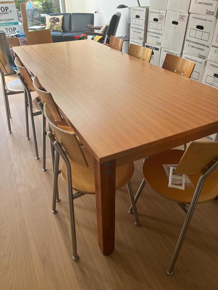 Bulthaup eettafel – stijlvol en degelijk, Huis en Inrichting, Tafels | Eettafels, Gebruikt, 50 tot 100 cm, 200 cm of meer, Vijf personen of meer