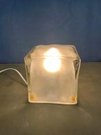 Ikea ijsblok tafellamp, Ophalen of Verzenden, Zo goed als nieuw, Minder dan 50 cm
