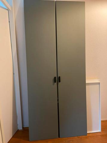 2x IKEA PAX Reinsvoll grijsgroene deuren 50x229 cm - afbeelding 1