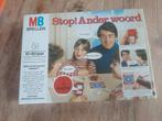 Stop! Ander Woord - MB Spellen, Hobby en Vrije tijd, Gezelschapsspellen | Bordspellen, Drie of vier spelers, Ophalen of Verzenden