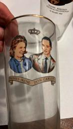 Bier glas irene en carlos huwelijk koningshuis, Ophalen of Verzenden, Zo goed als nieuw