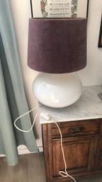 Tafellamp Ikea, designerslamp wit glas bol. Dimbaar., Huis en Inrichting, Lampen | Lampenkappen, Wit, Rond, Ophalen of Verzenden