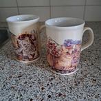 Mokken met poezendecor. Samen voor €5.00, Ophalen of Verzenden, Zo goed als nieuw, Overige stijlen, Kop(pen) en/of Schotel(s)