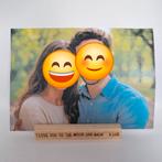 Fotolijst kaarthouder fotohouder met persoonlijke tekst, Ophalen of Verzenden