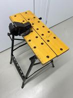 Inklapbare werkbank met bankschroeven, Doe-het-zelf en Verbouw, Werkbanken, Ophalen, Gebruikt, Minder dan 70 cm, Bankschroef