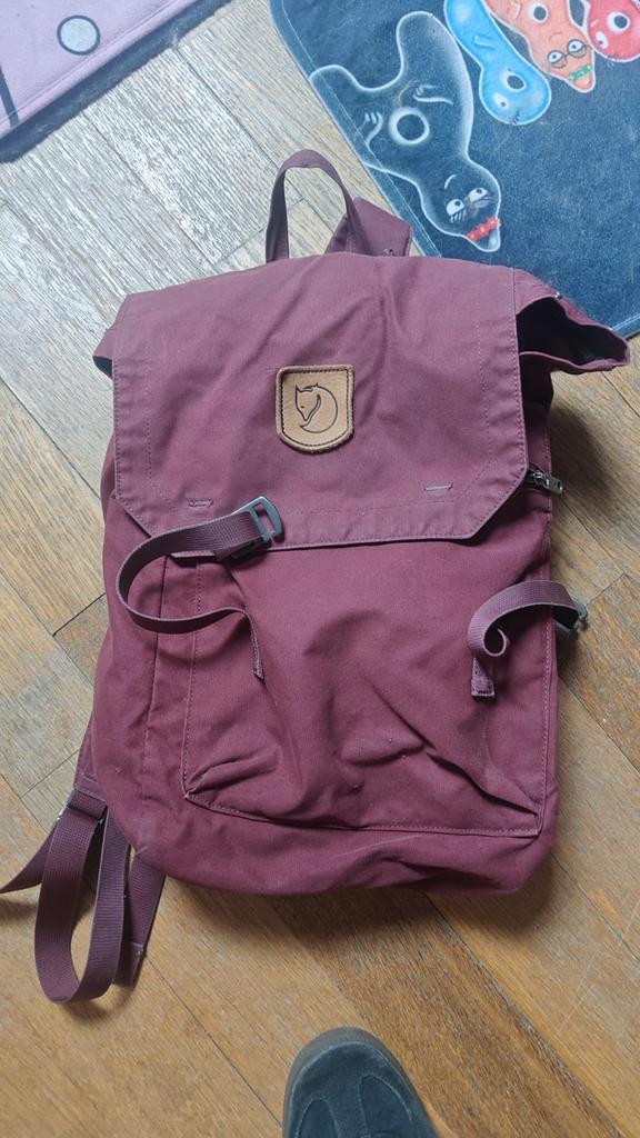 Fjällräven Foldsack Rugzak - Rood., Sieraden, Tassen en Uiterlijk, Tassen | Rugtassen, Gebruikt, Ophalen of Verzenden