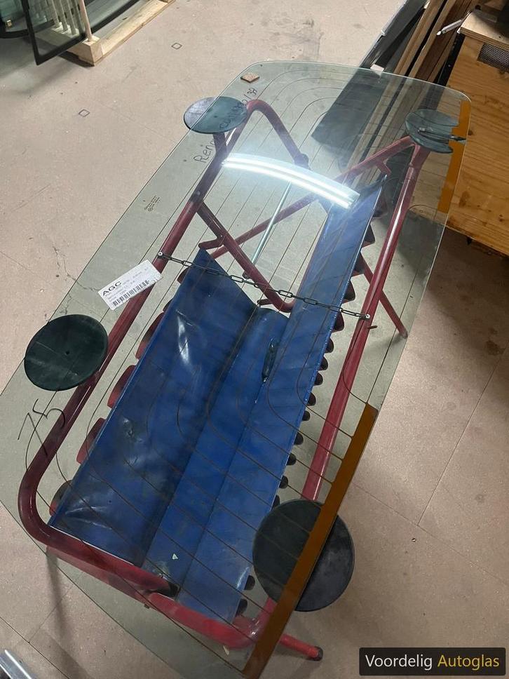 RENAULT CLIO I 07/90 - 02/98 ACHTERRUIT VERWARMD GROEN, Auto-onderdelen, Ruiten en Toebehoren, Renault, Nieuw, Ophalen of Verzenden