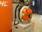 Gebruikt Stihl Bladblazer BR 600 benzine Ruggedragen BR600, Tuin en Terras, Ophalen, Gebruikt, Ruggedragen, Stihl
