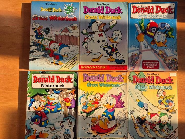 Donald Duck winterboeken, Ducktales e.a., Boeken, Stripboeken, Gelezen, Meerdere stripboeken, Ophalen of Verzenden