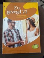 Zo gezegd 2.2 - Leerboek Nederlands, Boeken, Ophalen of Verzenden, Gelezen, MBO