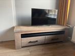 Tv meubel met lades, 100 tot 150 cm, Eikenhout, Ophalen of Verzenden, Zo goed als nieuw