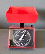 Vintage Rood Keukenweegschaal, Ophalen of Verzenden, Gebruikt