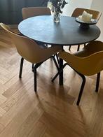 Ikea Mariedamm eetafel met 4 stoelen Torvid, Huis en Inrichting, Ophalen, Zo goed als nieuw, Rond, 50 tot 100 cm