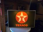 Texaco reclame bord met verlichting, Verzamelen, Merken en Reclamevoorwerpen, Ophalen of Verzenden, Zo goed als nieuw, Reclamebord