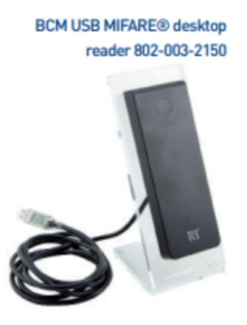 TCS - BCM USB MIFARE desktop reader (802-003-2150), Doe-het-zelf en Verbouw, Alarmsystemen, Nieuw, Ophalen of Verzenden