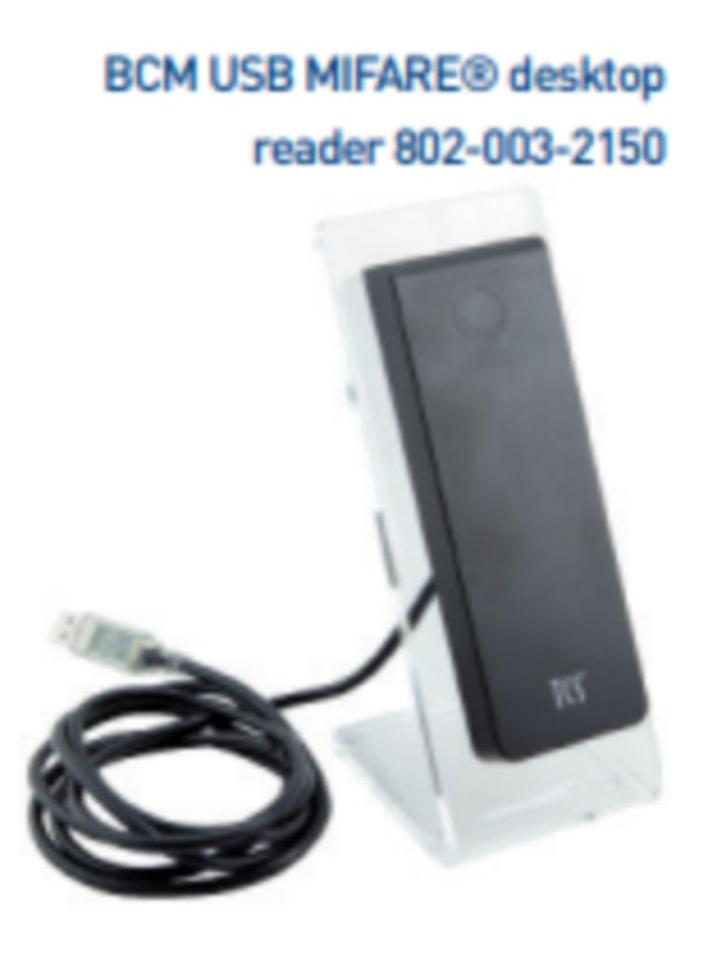 TCS - BCM USB MIFARE desktop reader (802-003-2150), Doe-het-zelf en Verbouw, Alarmsystemen, Nieuw, Ophalen of Verzenden
