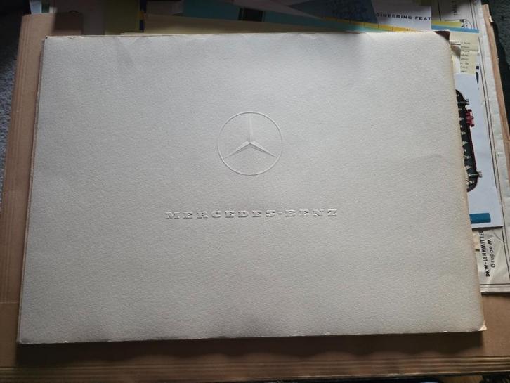 Zeldzame vintage Mercedes dealer kunstdrukken 1950/1960 set, Verzamelen, Posters, Gebruikt, Overige onderwerpen, A1 t/m A3, Rechthoekig Liggend