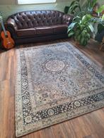 Vintage wollen Mérinos tapijt/kleed - ca. 240170 cm, Gebruikt, Vintage, Ophalen of Verzenden, 200 cm of meer